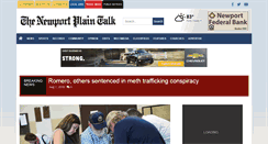 Desktop Screenshot of newportplaintalk.com